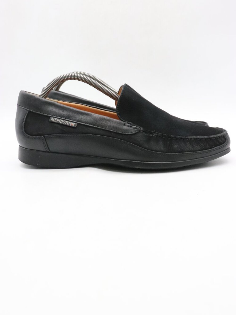 Mephisto Baduard Loafer Men's Size 9 Black Suede Leather Casual Driving Shoe